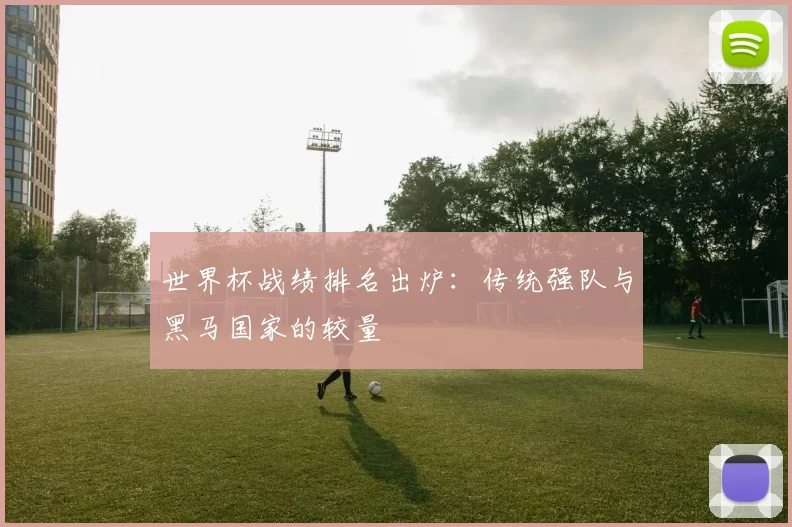 世界杯战绩排名出炉:传统强队与黑马国家的较量