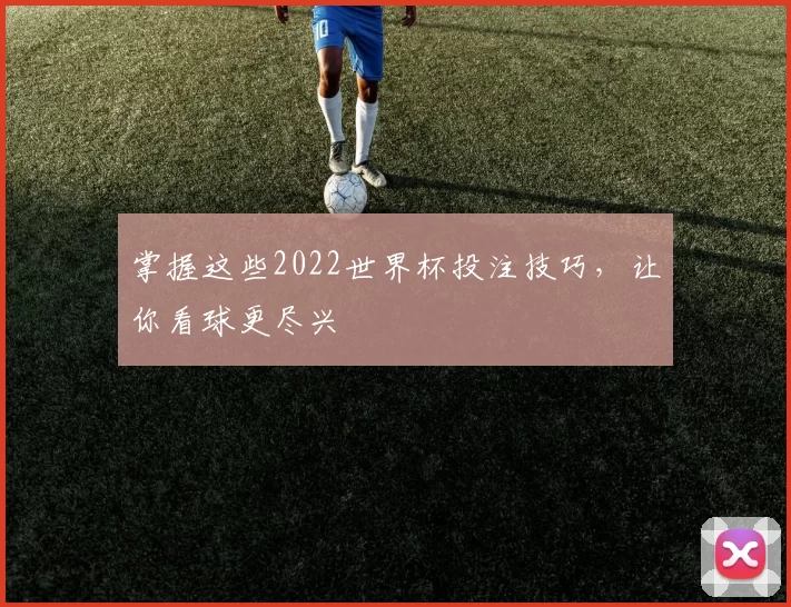 掌握这些2022世界杯投注技巧，让你看球更尽兴