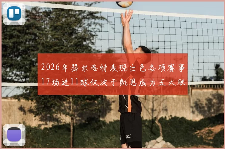 2026年瑟尔洛特表现出色各项赛事17场进11球仅次于凯恩成为五大联赛新星