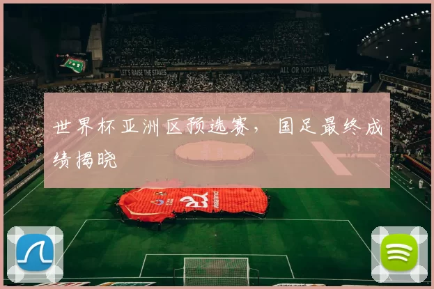 世界杯亚洲区预选赛，国足最终成绩揭晓